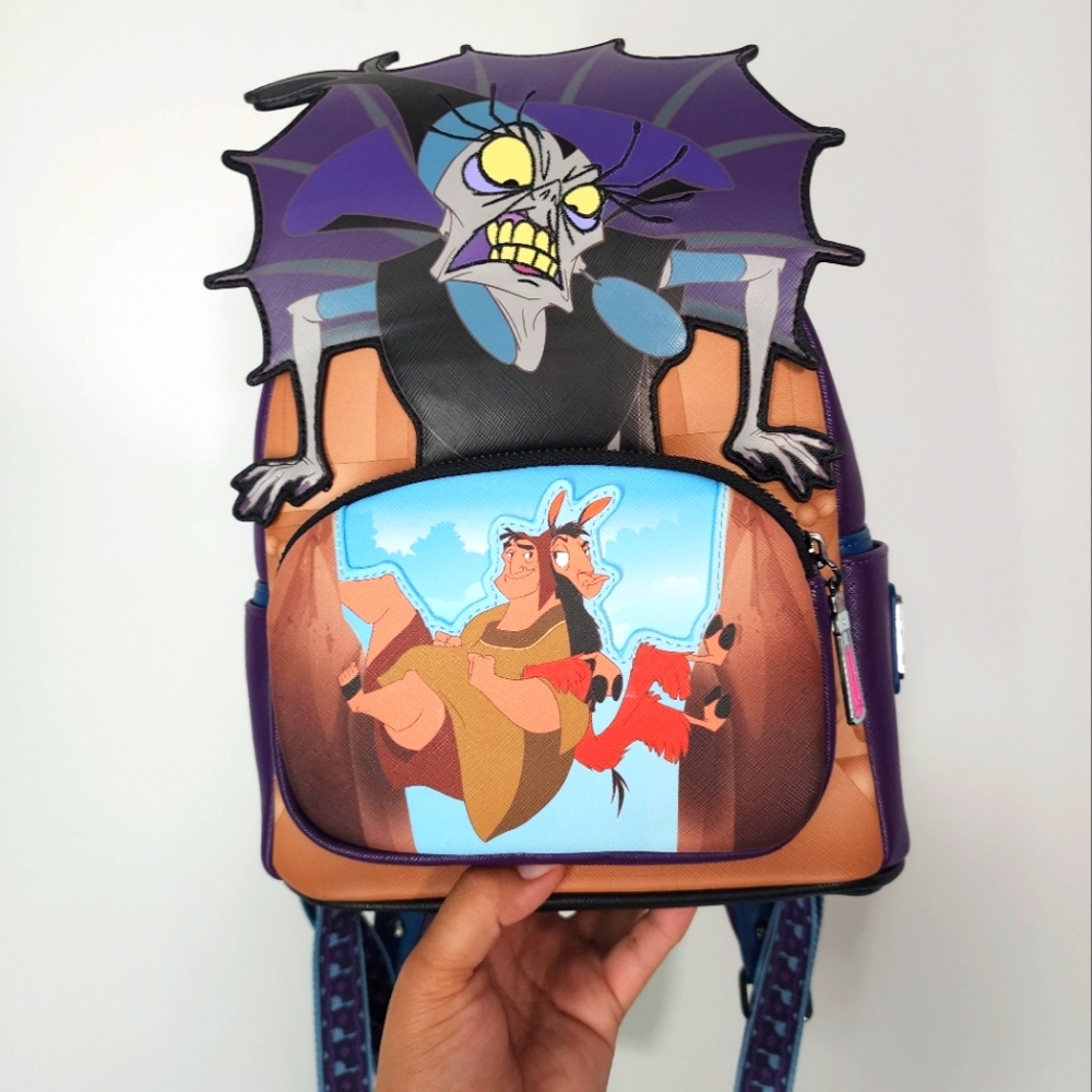 Emperor's New Groove Loungefly Backpack Yzma Villain Scene